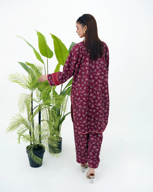 Premium 2-Piece Poly Cotton Farshi Shalwar Suit