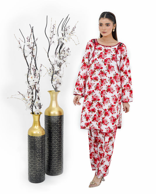 Premium 2-Piece Poly Cotton Ready-to-Wear Suit